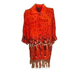 BEAUTIFUL The African Scene Beautiful tribal print top! Vibrant colors. Plus siz